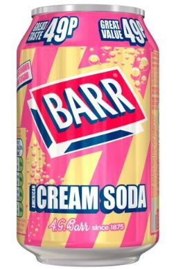 Barrs Cream Soda 24 x 330ml